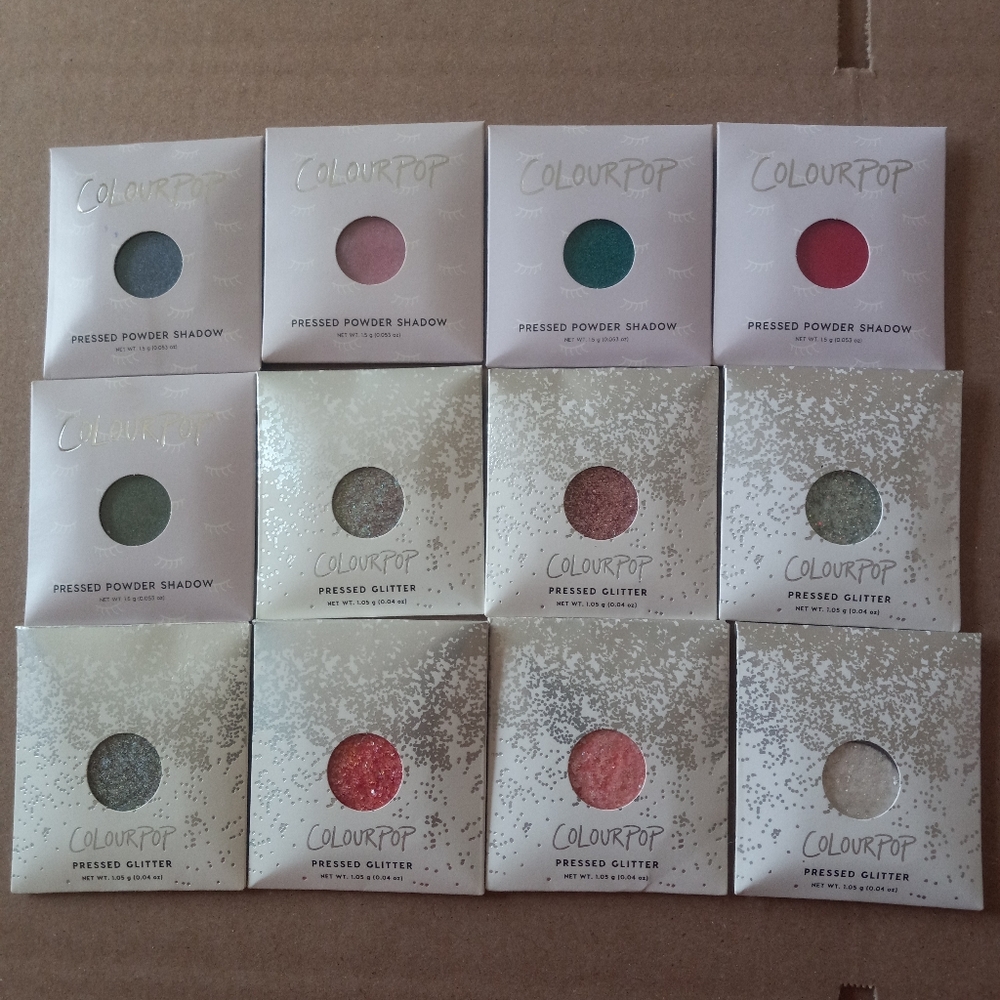 COLOURPOP 12 SINGLES W/MAGNETIC PAN